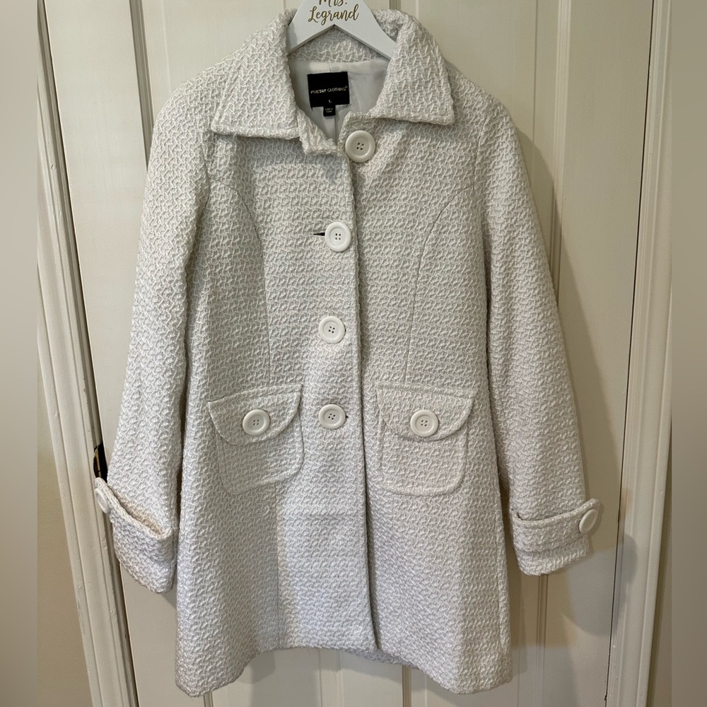 Poetry Clothing Large White Jacket